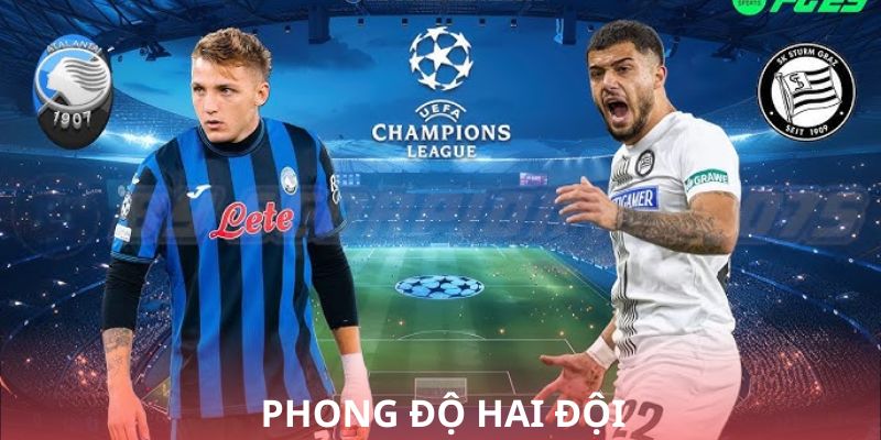 Phong độ trái ngược: Atalanta áp đảo, Sturm Graz lúng túng