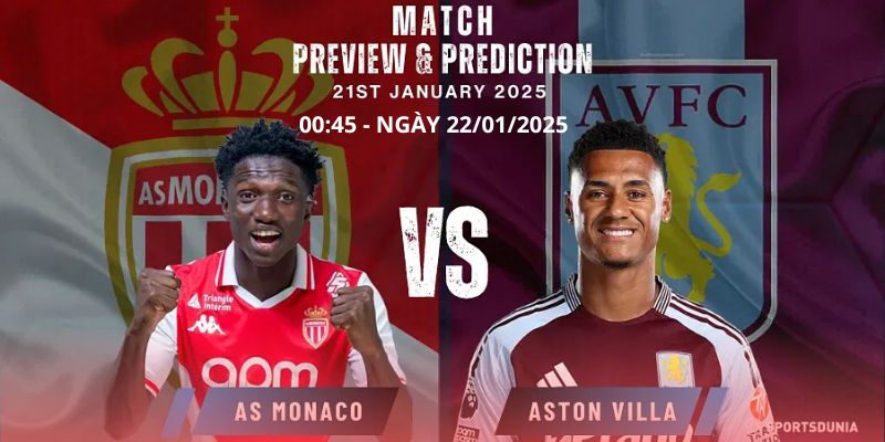 Monaco vs Aston Villa