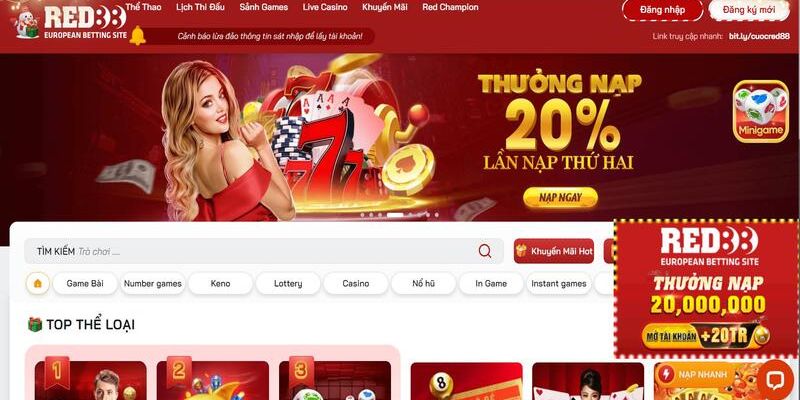  Giao diện của trang web