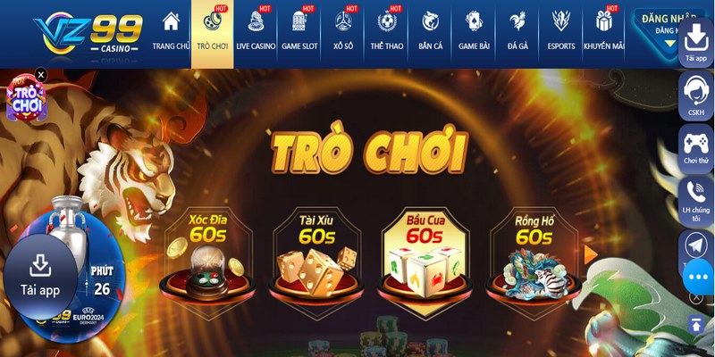  Trải nghiệm chơi Mini Game siêu tốc hấp dẫn